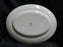 Wedgwood Edme, Ribbed Rim, Off White: Oval Serving Platter, 14 1/8" x 11"