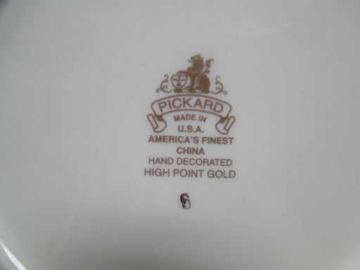 Pickard High Point Gold, Gold Encrusted Band: Bread Plate, 6"