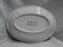 Staffordshire Calico Blue, Floral, Crownford: Oval Serving Bowl, 9 3/4"