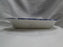 Staffordshire Calico Blue, Floral, Crownford: Oval Serving Bowl, 9 3/4", Crazing
