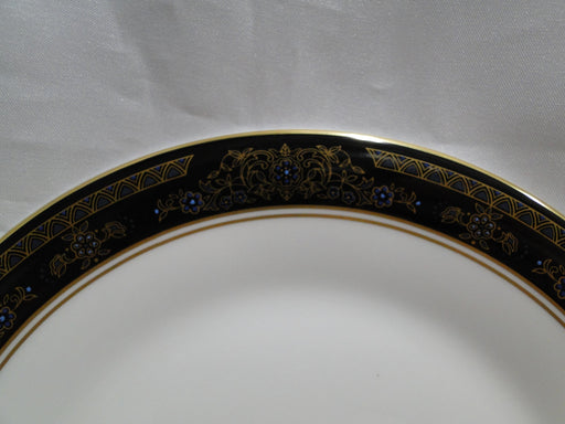 Royal Doulton Albany H5041, Black Rim: Salad Plate (s), 8"