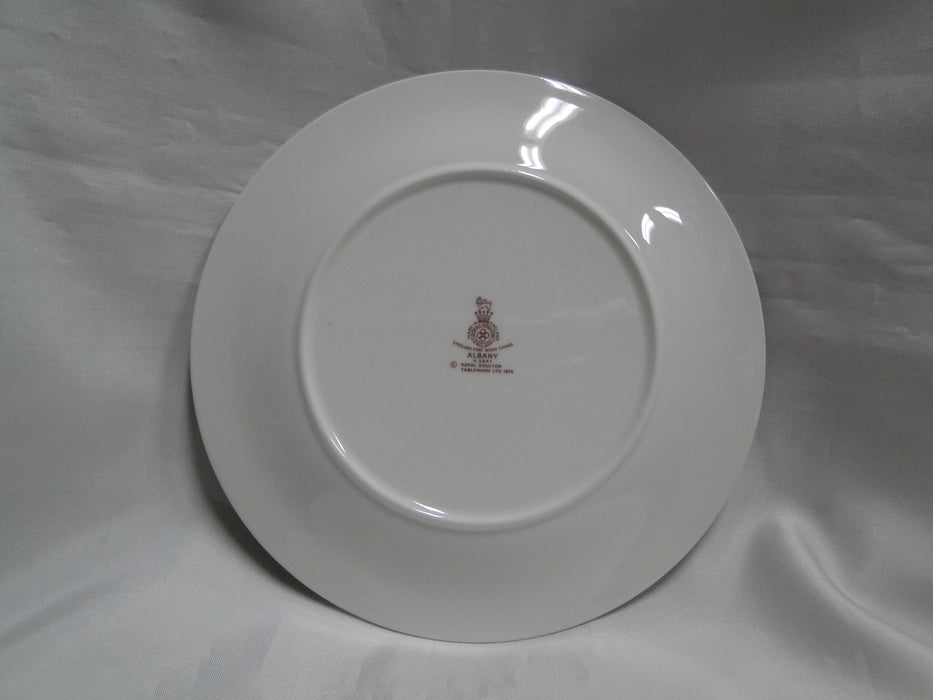 Royal Doulton Albany H5041, Black Rim: Salad Plate (s), 8"