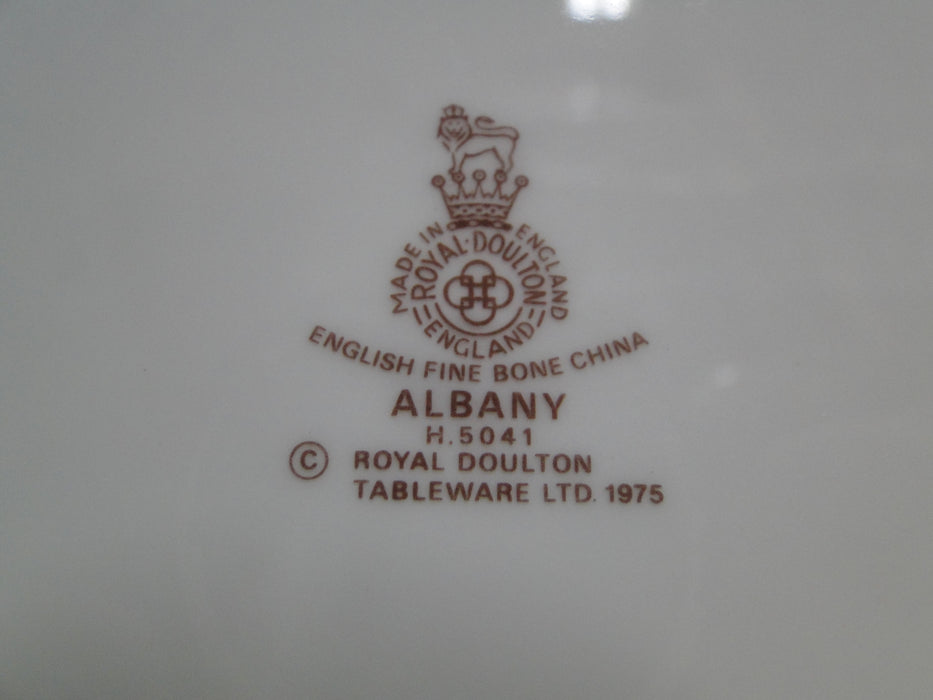 Royal Doulton Albany H5041, Black Rim: Salad Plate (s), 8"