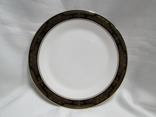 Royal Doulton Albany H5041, Black Rim: Salad Plate, 8", As Is