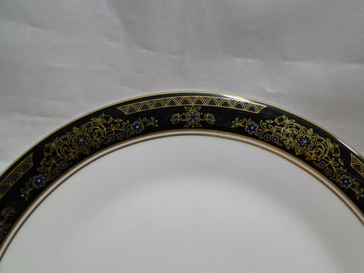 Royal Doulton Albany H5041, Black Rim: Salad Plate, 8", As Is