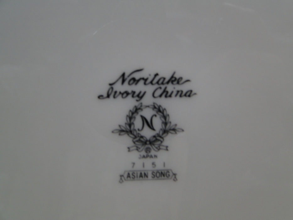 Noritake Asian Song, 7151, Oriental Floral, Gold Trim: Bread Plate (s), 6 1/4"