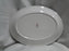 Royal Doulton Albany H5041, Black Rim: Oval Serving Platter, 13 3/8"