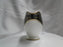 Royal Doulton Albany H5041, Black Rim: Gravy Boat & Separate Underplate