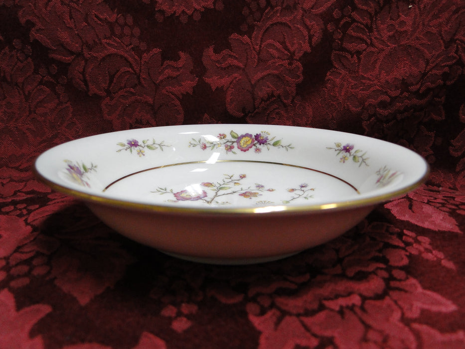 Noritake Asian Song, 7151, Oriental Floral, Gold Trim: Fruit Bowl (s), 5 1/2"