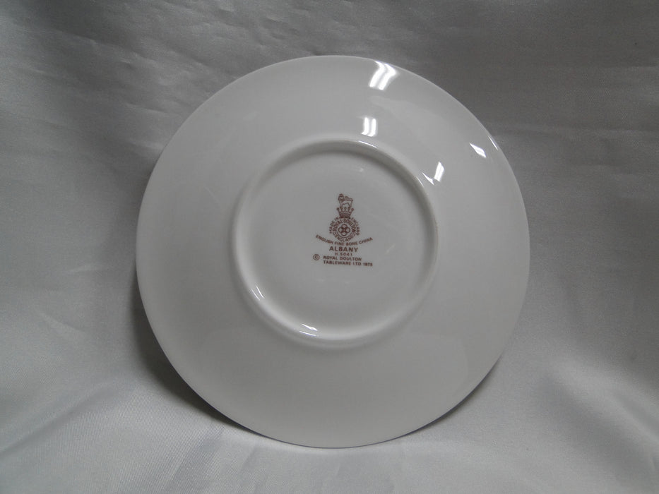 Royal Doulton Albany H5041, Black Rim: Cup & Saucer Set (s), 3" Tall