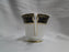 Royal Doulton Albany H5041, Black Rim: Cup & Saucer Set (s), 3" Tall