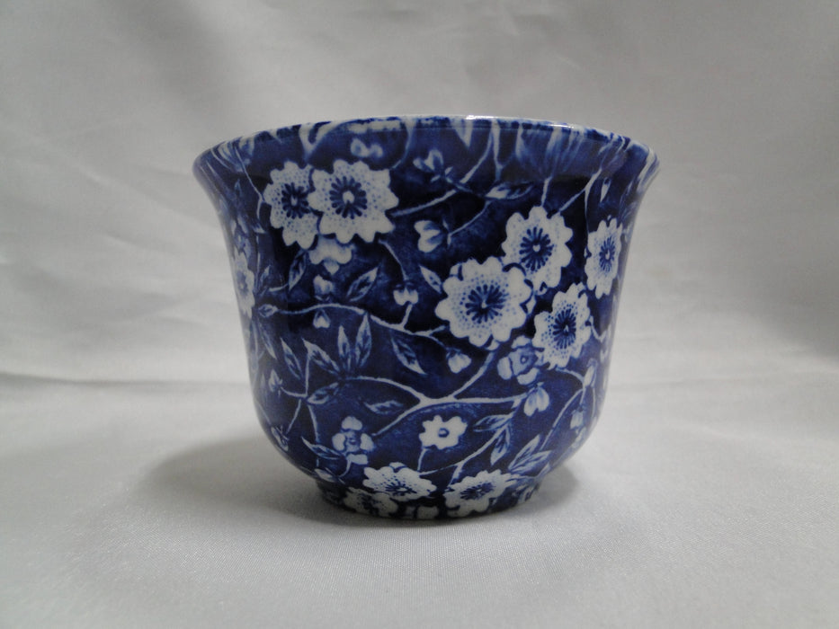 Staffordshire Calico Blue, Floral, Crownford: Cup & Saucer Set, 2 1/2"