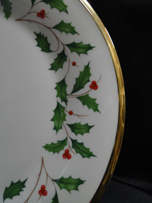 Lenox Holiday, Holly & Berries: Dinner Plate, 10 3/4", Gold Wear