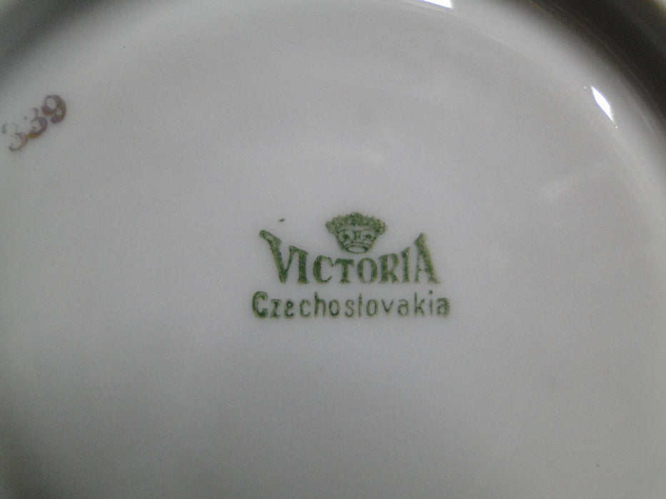 Victoria VIT89 Floral Chintz, Czechoslovakia: Cup & Saucer Set, 2 1/4"