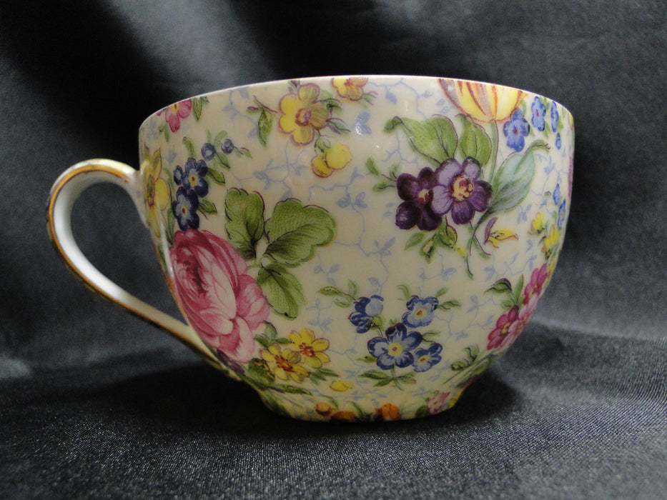 Victoria VIT89 Floral Chintz, Czechoslovakia: Cup & Saucer Set, 2 1/4"