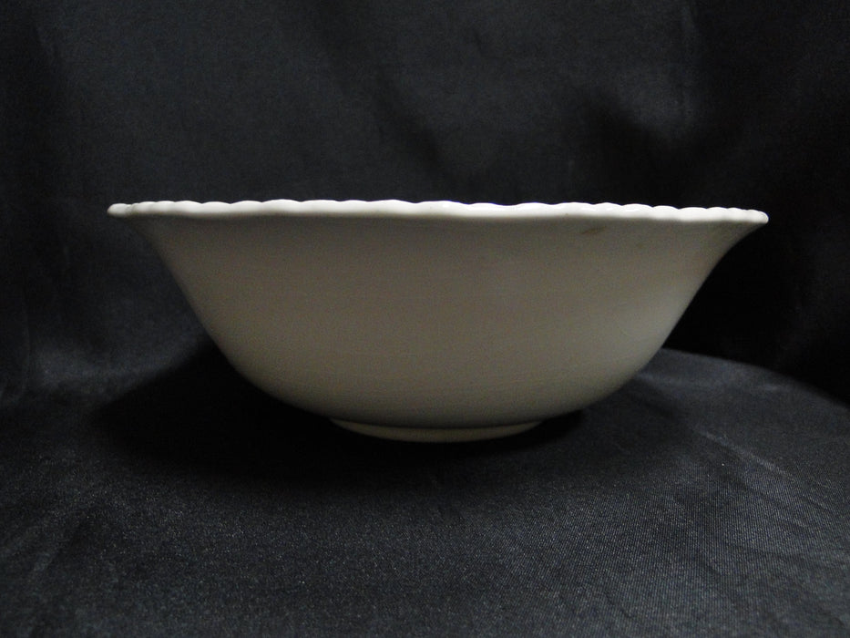 Mason's Bow Bells Brown, Flowers & Scrolls: Round Serving Bowl, 8 1/4", As Is