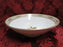 Noritake Fontana, 5580, Taupe Band, Gold Leaves: Round Serving Bowl, 7 3/4"