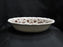 Mason's Bow Bells Brown, Flowers & Scrolls: Oval Serving Bowl, 9 3/4", Crazing