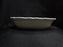 Mason's Bow Bells Brown, Flowers & Scrolls: Oval Serving Bowl, 9 3/4", Crazing