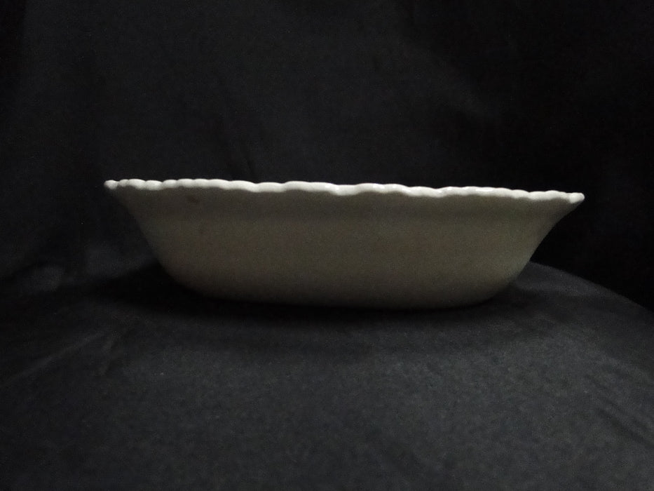 Mason's Bow Bells Brown, Flowers & Scrolls: Oval Serving Bowl, 9 3/4", Crazing