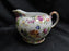 Victoria VIT89 Floral Chintz, Czechoslovakia: Creamer / Cream Pitcher, 3" Tall