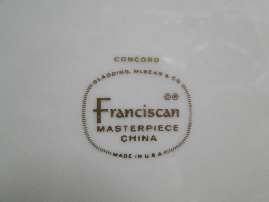Franciscan Concord, Green Rim, Grape Vine: Dinner Plate (s), 10 3/4"