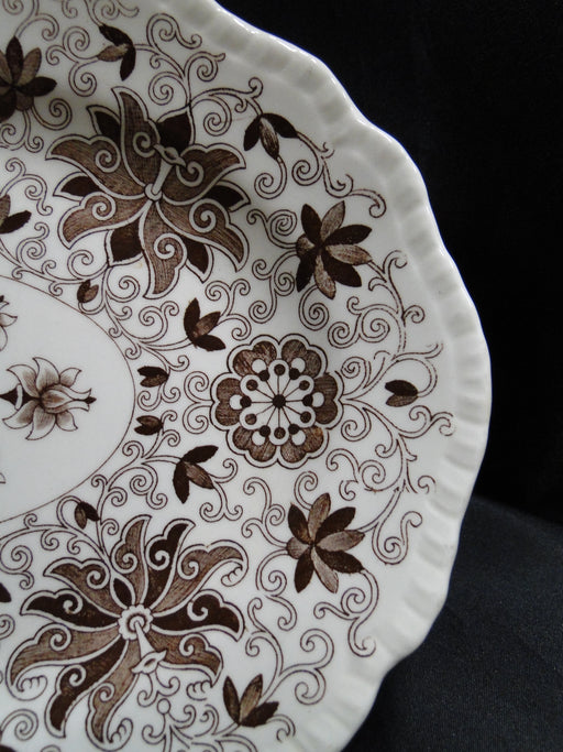 Mason's Bow Bells Brown, Flowers & Scrolls: Serving Platter, 11 1/4"