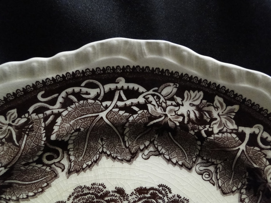 Mason's Vista Brown, Scene: Dinner Plate (s), 10 5/8", As Is