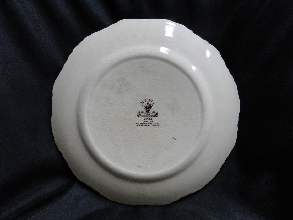 Mason's Vista Brown, Scene: Dinner Plate (s), 10 5/8", As Is