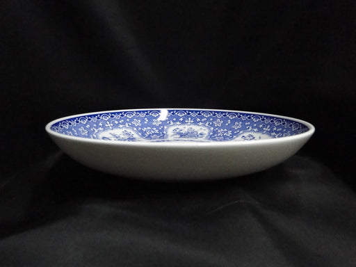 Spode Festival Blue, Turkey, Flower Baskets: Individual Pasta Bowl, 10"