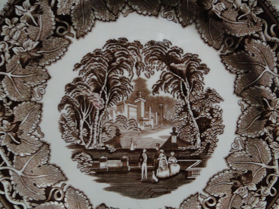 Mason's Vista Brown, Scene: Dinner Plate (s), 10 5/8", As Is