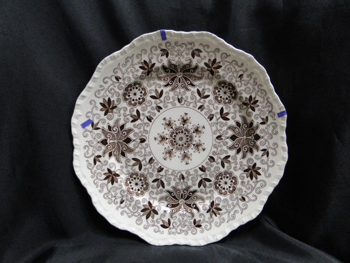 Mason's Bow Bells Brown, Flowers & Scrolls: Dinner Plate, 10 3/4", As Is