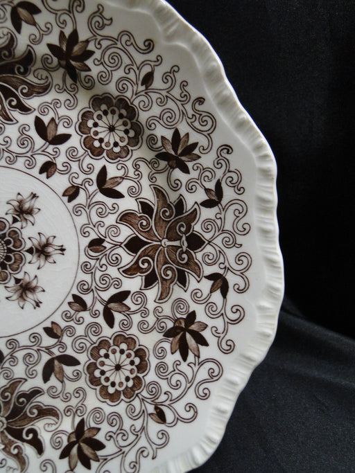 Mason's Bow Bells Brown, Flowers & Scrolls: Salad Plate (s), 8", Crazing