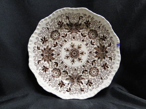 Mason's Bow Bells Brown, Flowers & Scrolls: Salad Plate, 8", As Is