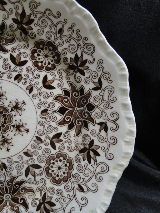 Mason's Bow Bells Brown, Flowers & Scrolls: Salad Plate, 8", As Is