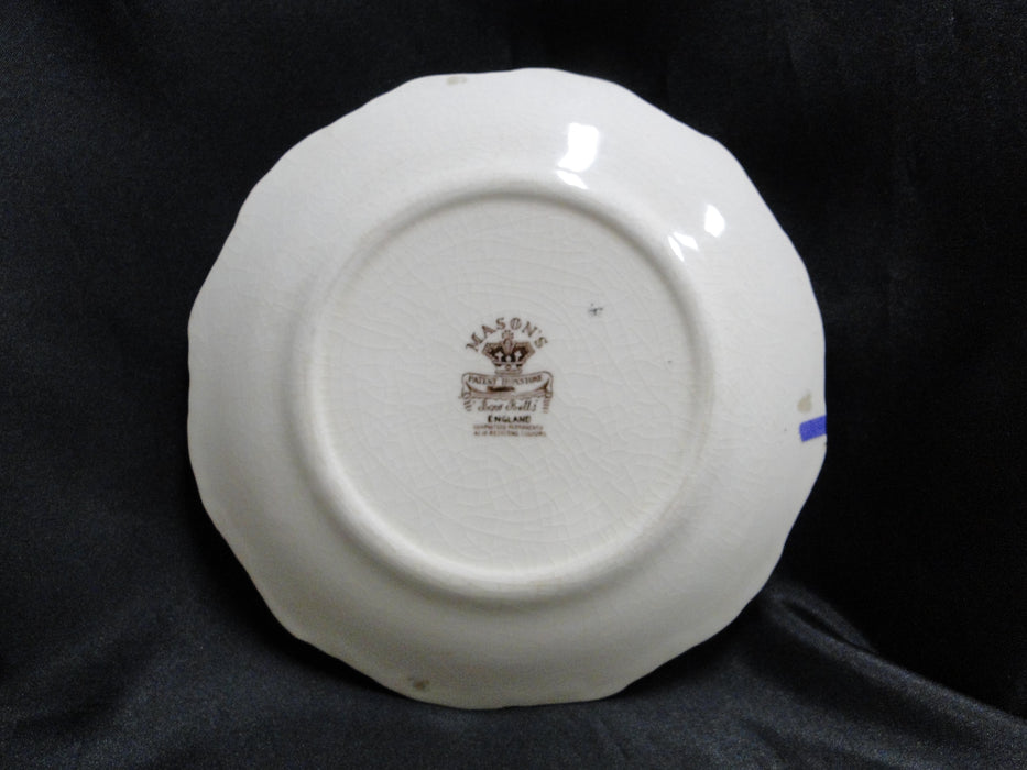 Mason's Bow Bells Brown, Flowers & Scrolls: Salad Plate, 8", As Is