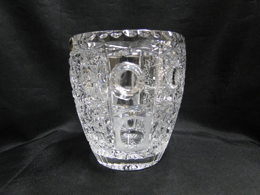 Valaska Bela, Slovakia, Cut Stars & Thumbprints: Ice Bucket, 5 1/2" Tall