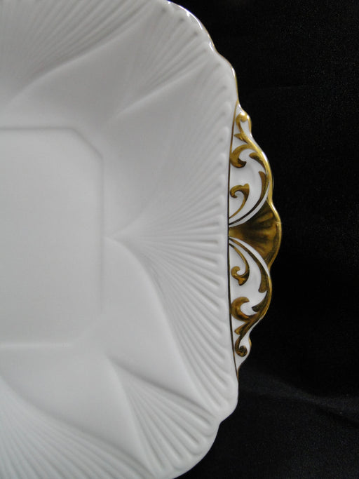 Shelley Regency, Gold Trim: Square Handled Cake Plate, 9 5/8", Dainty