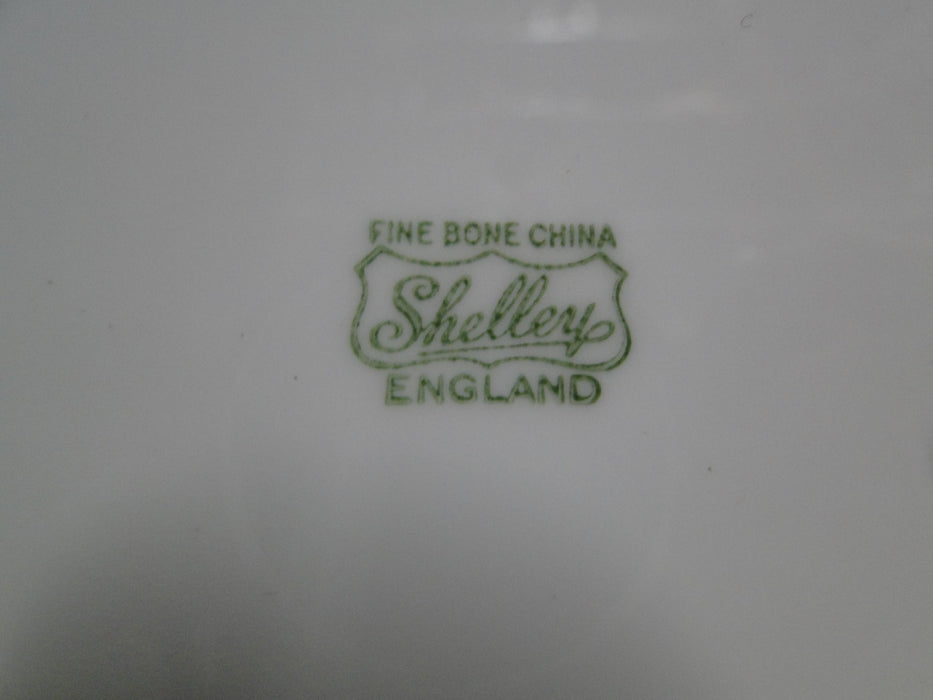 Shelley Regency, Gold Trim: Square Handled Cake Plate, 9 5/8", Dainty