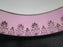 Victoria (Austria), White w/ Pink Rim, Lady in Center: Dinner Plate, 9 7/8"