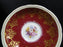 Aynsley Burgundy & Gold, Multicolored Florals: Cup & Saucer Set, 2 1/8"