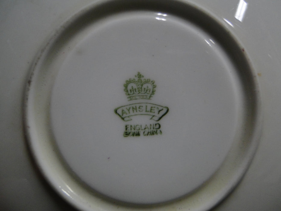 Aynsley Burgundy & Gold, Multicolored Florals: Cup & Saucer Set, 2 1/8"