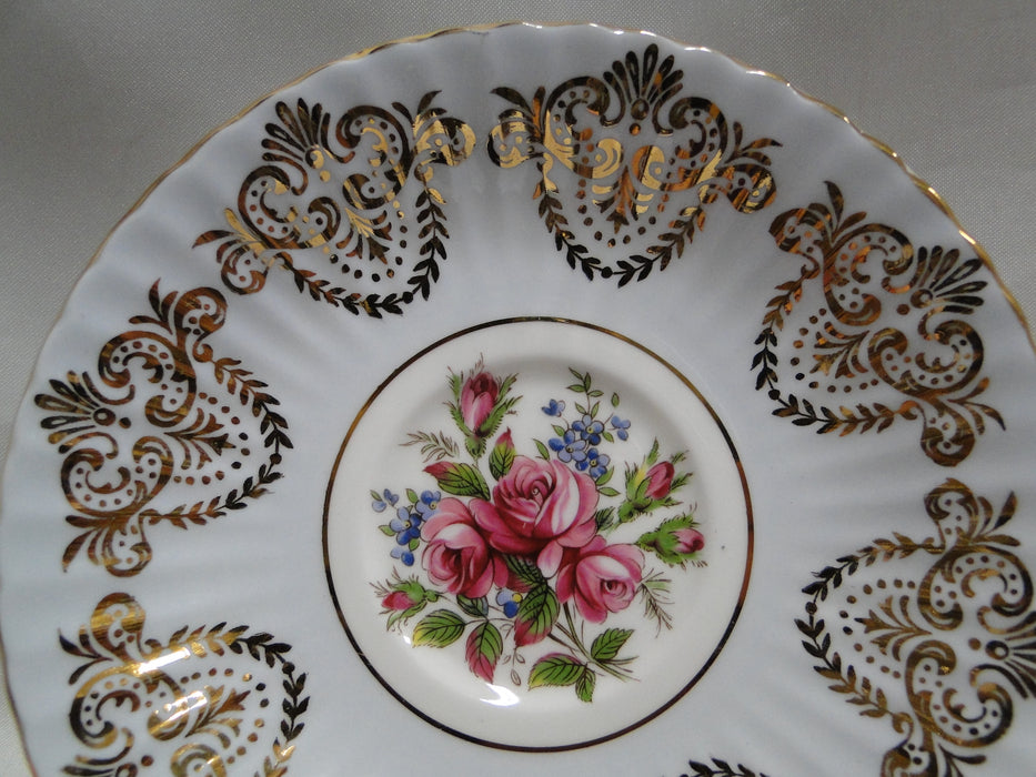 Paragon By Appointment to the Queen, Light Blue, Florals: Cup & Saucer Set, 3"