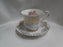 Paragon By Appointment to the Queen, Light Blue, Florals: Cup & Saucer Set, 3"