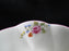 Shelley Rose & Red Daisy, Pink Trim: Open Sugar Bowl, 4 " x 2 3/8", Dainty