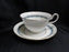 Wedgwood Appledore, Fruit Basket, Aqua Laurel: Cup & Saucer Set, 2 1/4" Tall