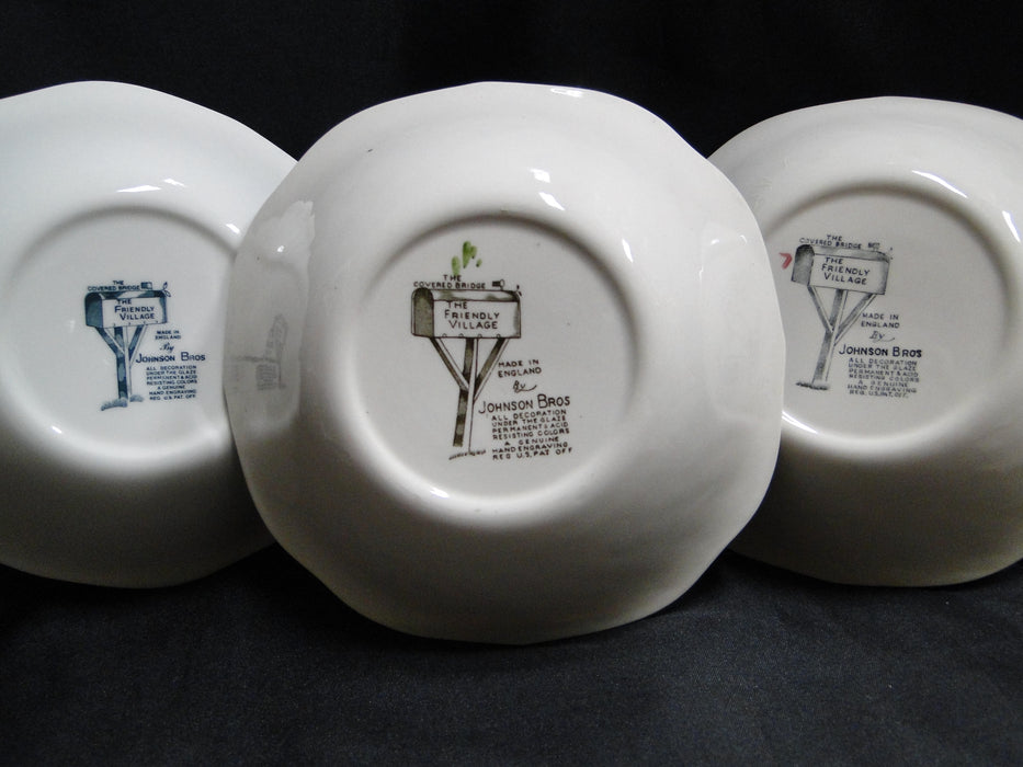 Johnson Brothers Friendly Village, England: Square Cereal Bowl (s), 6 1/4"