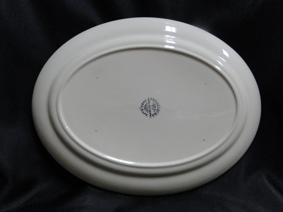 Franciscan Ivy (USA), Green: Oval Serving Platter, 13 1/8" x 10 1/8"