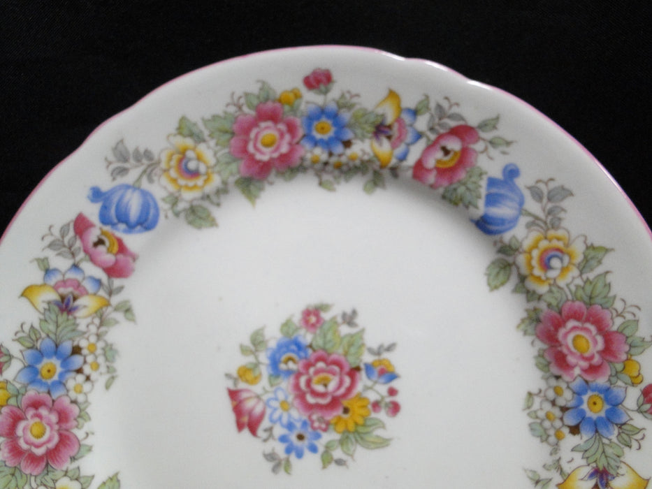 Shelley Pompadour, Florals: Bread Plate (s), 6", Gainsborough