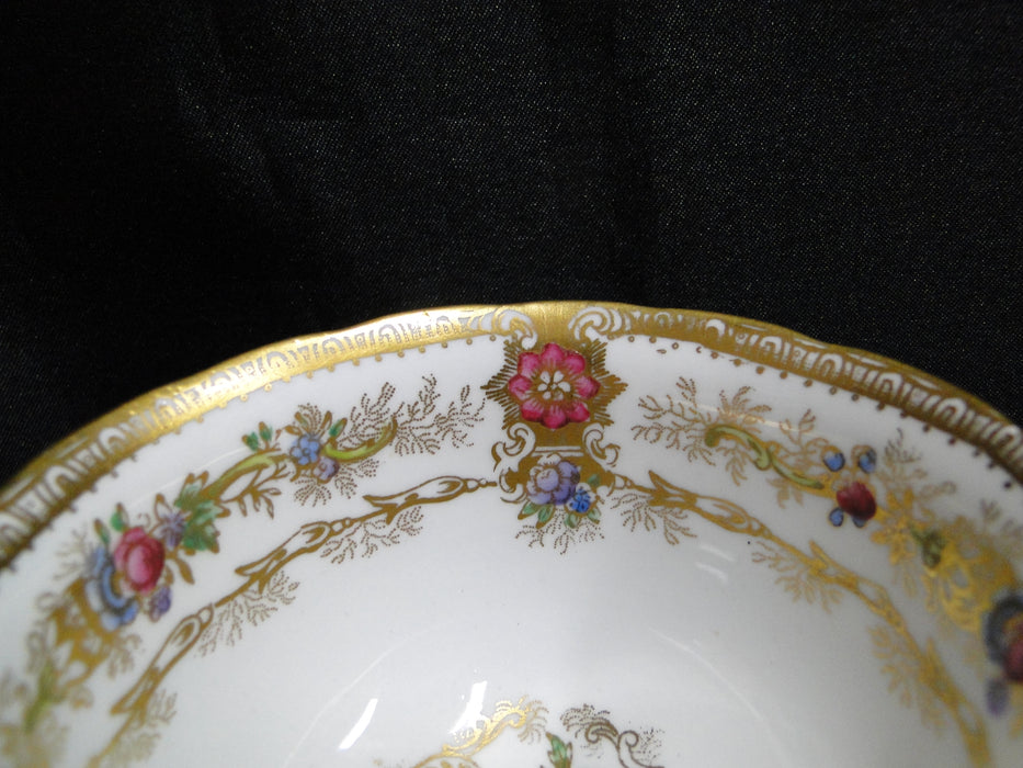 Royal Stafford Pink, Blue, & Purple Flowers, Gold Trim: Cup & Saucer Set, 2 1/8"